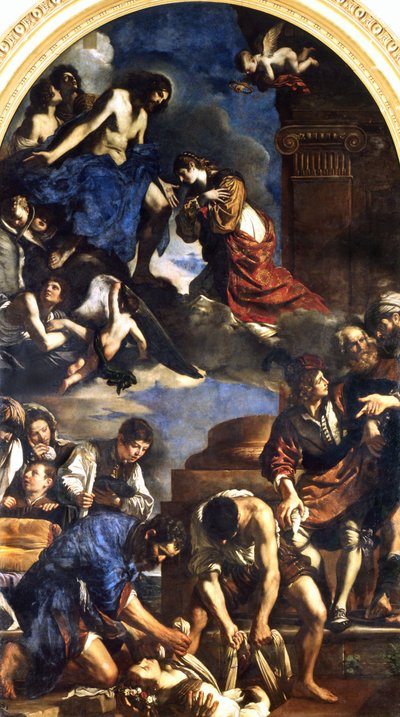 The Death of Saint Petronilla by Giovanni Francesco Barbieri